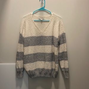 Striped oversized sweater